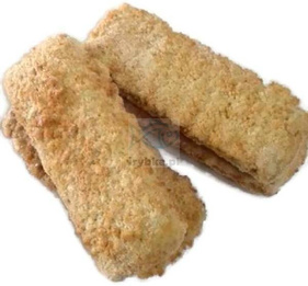 Filets - panierte Filetwürfel mit Spinat