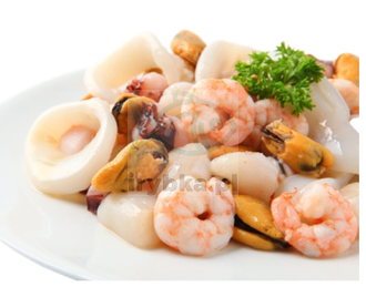 Meeresfrüchte - MIX - 900g / ca. 10% Glasur /